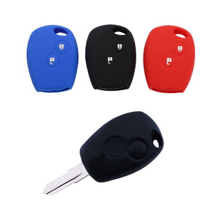 Silikon araba anahtarı durum kapak Renault Renault DACIA Scenic Megane Sandero için 2 düğmeler Captur Twingo Modus 2/3 düğmeler - Product Image 2