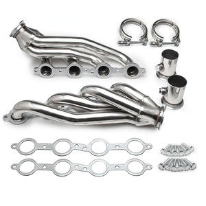 Paslanmaz çelik Turbo egzoz dönüşüm takas başlık manifoldu kiti Chevy GMC C10 1960-1986 LS LS1 LS2 LS3 - Product Image 1