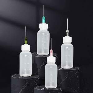 30ml keo Applicator chai PE có thể ép chai nhỏ giọt với cùn kim tip cho sơn sự làm thành ống thủ công và dầu - Product Image 2