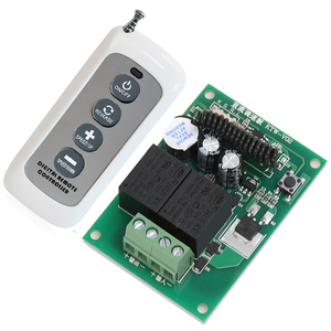 KTW 12/24v hız artırmak ve azaltmak alıcı anahtarı hız kontrolü uzun mesafe uzaktan kumanda ile 315/433mhz - Product Image 1