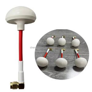 5G WiFi תלתן 5.1-5.8GHz אנטנת פטריות נחושת <span class=keywords><strong>FPV</strong></span> אות צלחת קלטת העברת מקוטב אנכי מחבר SMAS