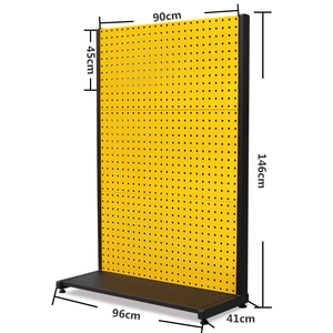 Personalizado único lado laminado aço ferramentas prateleiras parede prateleira Display Rack