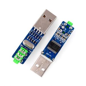 PCM2704 16 Bits Mini USB DAC Decodificador Tarjeta de sonido USB Módulo de Placa analógica en stock