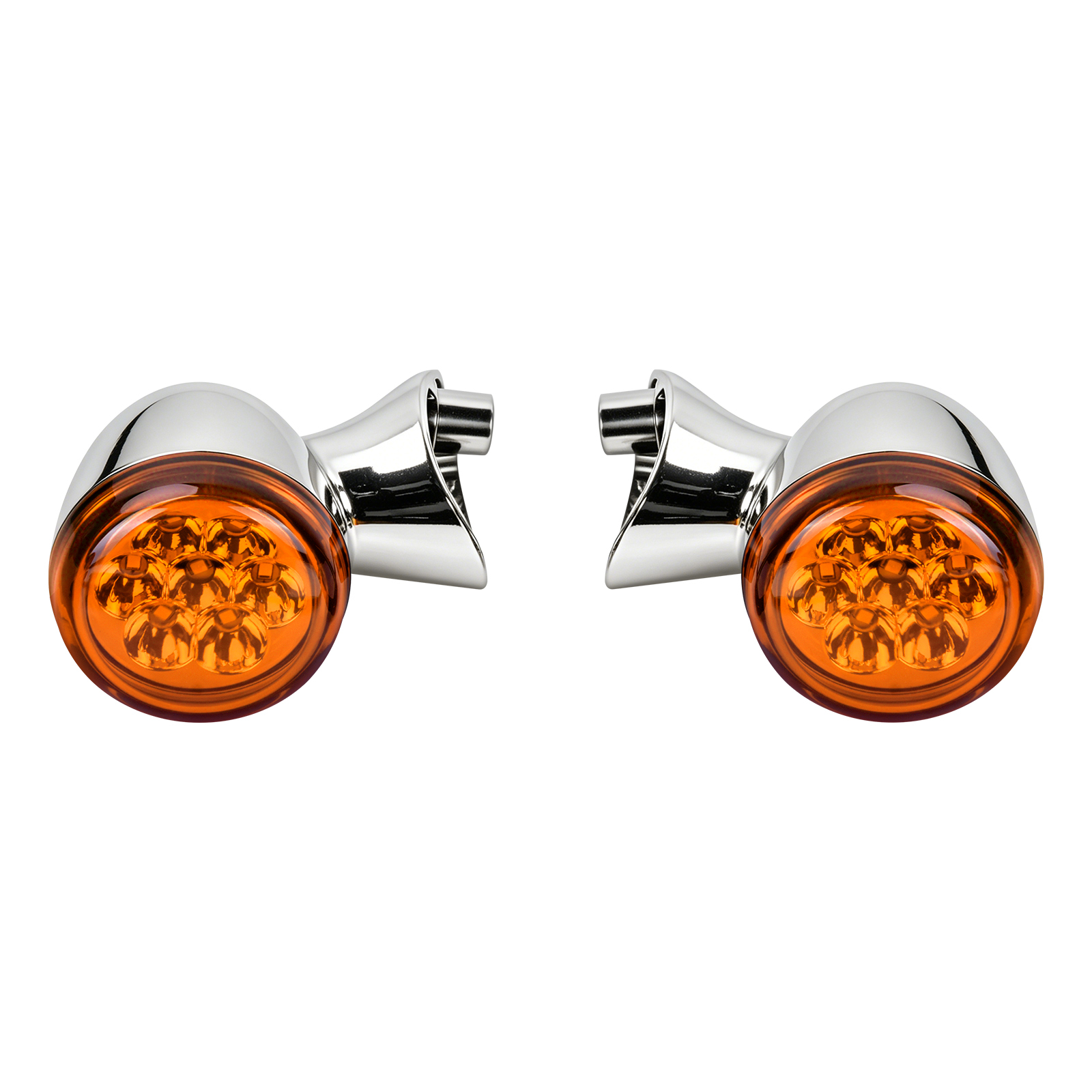chrome & yellow cover & yellow light
