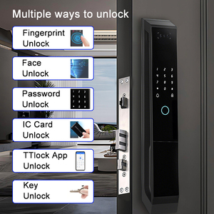 Blocco di riconoscimento del volto 3D di sicurezza digitale intelligente serratura della porta con la Password di vita intelligente con la chiave di sblocco - Product Image 3
