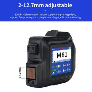 WECARE M8112.7mm Portable Mini Inkjet Printer Machine Support Bluetooth Function for <strong>Coding</strong> and Marking Printing - Product Image 3