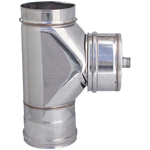 Ø 140 mm boru bağlantı parçaları kadar borular için baca muayene modülü - Product Image 1