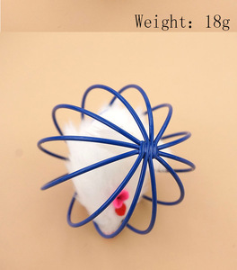 Popping เมาส์ในกรงหนูบ้านแมวของเล่นแมวสมาร์ทแบบโต้ตอบลูกบอลกลิ้ง - Product Image 5