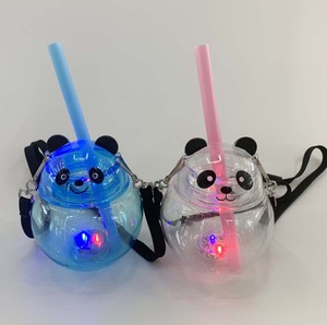 Kapaklı plastik bardaklar up yanıp sönen şişe kupa ile taşınabilir led ışık - Product Image 3