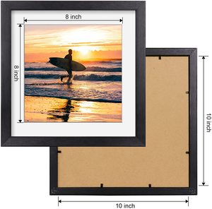 卸売10 × 10 20 × 20でホームシンプルなスタイリッシュでモダンな木製黒写真画像フレーム - Product Image 5