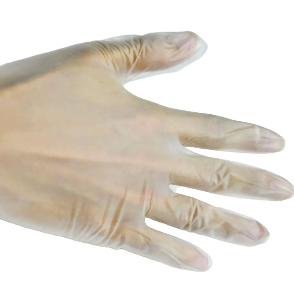 Guanti in vinile per uso alimentare senza polvere uso generale guanti multiuso in vinile blu trasparente guanti monouso in PVC