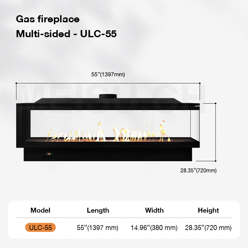 55 pulgadas L1397-H720-D380mm