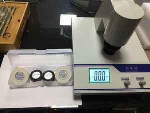 Düz nesneler Leucometer toz Talc nişasta beyazlık ölçüm ölçer beyaz test cihazı - Product Image 3