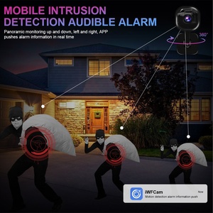 A3 1080P gözetim IP kablosuz kamera Mini ev akıllı iki yönlü interkom Survalance kamera ses Video gece WiFi güvenlik monitör - Product Image 6