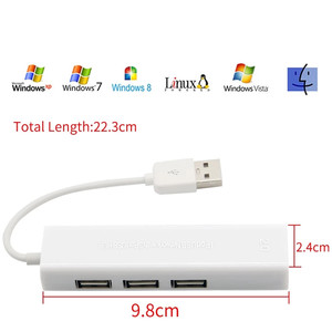 No drive Ethernet USB Hub a RJ45 Lan scheda di rete adattatore Ethernet 10/100 Mbps per Mac iOS Laptop PC Windows RTL8152 2.0 Hub - Product Image 5