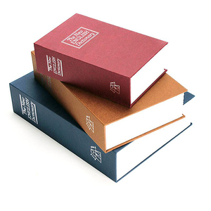 Kitap şekli Homesafe çocuk para kutusu çelik Metal seyahat kombinasyonu kitap güvenli kilit kutusu para kutusu - Product Image 2