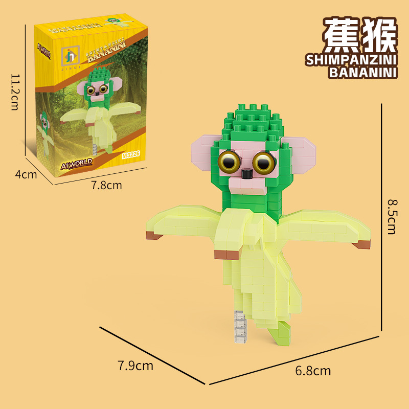 M3226-banana monkey 209pcs