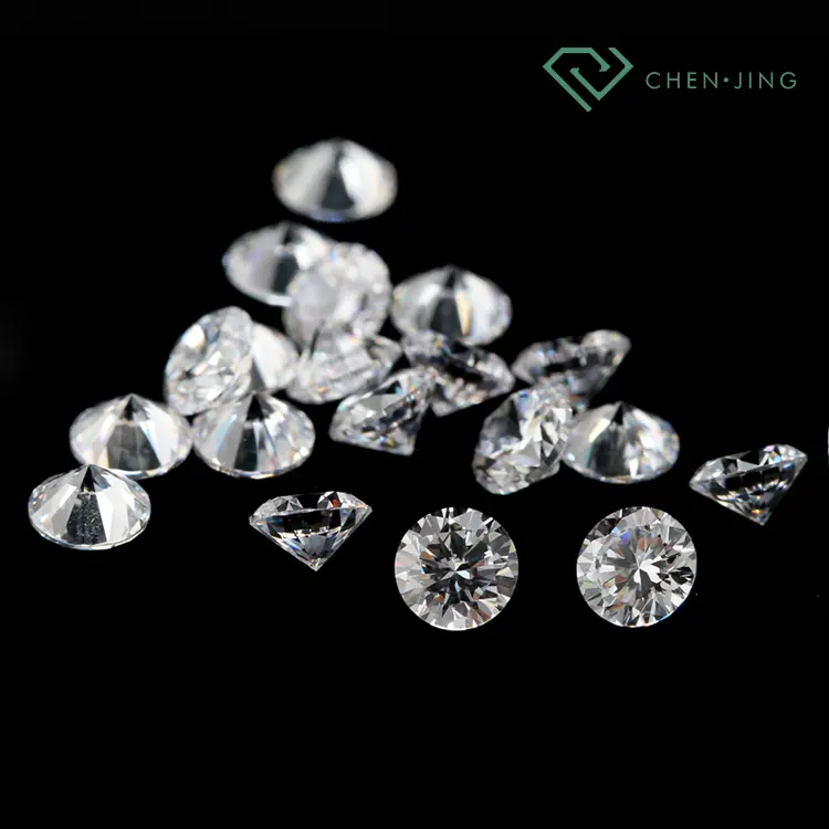 Miglior diamante artificiale def vvs cvd hpht sintetico lavorato con diamanti lucidati per la creazione di gioielli