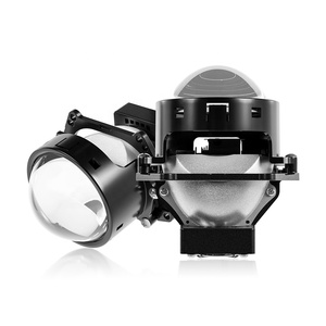 TAOCHIS 56w/68w 6000k 3.0 inç Bi led projektör lens T500 temizle cam evrensel araba far güçlendirme için yüksek düşük ışın ile - Product Image 3