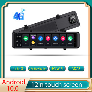 4G+64G <strong>Android</strong> Auto Smart Screen Voice Controlled Dash Cam with Carplay Rearview Mirror Video Recorder IPS Type - Product Image 2