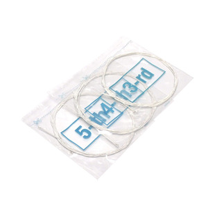 Alice AOD10 Juego de cuerdas Oud de 10 cuerdas Cuerda Oud chapada en plata lisa de nailon transparente - Product Image 3