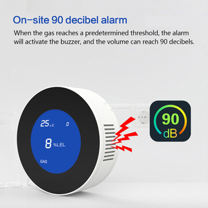 Tuya wifi אלחוטית lcd תצוגת גז גלאי גז טבעי 4-1 אבטחת הבית חכם dc5v usb usb - Product Image 6