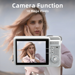 Dijital kamera, FHD 720P 2.7 inç LCD, Anti Shake 16X Zoom ile vshake için 18MP, kompakt, çocuklar için küçük öğrenciler - Product Image 4