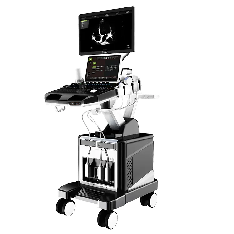 UCD-8T 3D/4D multifuncional tipo carrinho toda a máquina digital Doppler de ultrassom cardíaco colorido