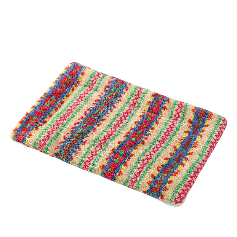 Rainbow Stripe 2604 - แผ่นรองหนาทรงสี่เหลี่ยม