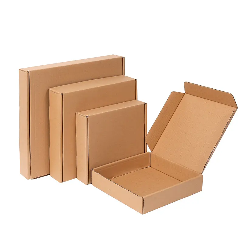 Сверхтвердый складной почтовый ящик по индивидуальному размеру, 3-5-слойная картонная коробка из крафт-бумаги, одежда, электронные товары, Транспортировочная упаковочная коробка