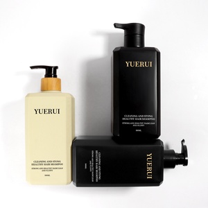 Yrplastic ขวดแชมพูสระผมเคลือบเงาทรงสี่เหลี่ยมขนาด500มล. มาใหม่ขวดสบู่เหลวสุดหรู - Product Image 2