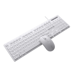 Teclado y ratón inalámbricos de estilo ejecutivo, conjunto de teclado y ratón USB ultrasilencioso para ordenador, Combo de ratón, 2,4G - Product Image 2