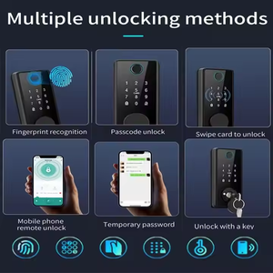 寝室のスマートロックキー/パスワード/カード/寝室のアパートのオフィスのためのAPP制御のための指紋のドアロック - Product Image 6