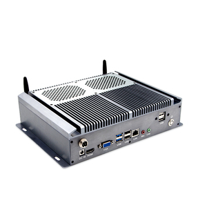 New Updated J1900 Quad Core 6 USB <strong>X86</strong> Fanless Pc <strong>Barebone</strong> <strong>Embedded</strong> Fanless Custom Industrial Computer - Product Image 1
