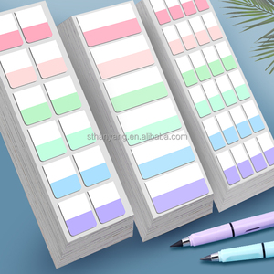 A5 20 Holes Page Markers Sticky <strong>Index</strong> Flag Tabs B5 26 Holes Colored PET Paper <strong>Index</strong> Sticker <strong>Notes</strong> for Spiral <strong>Notebook</strong> Bookmarks - Product Image 2
