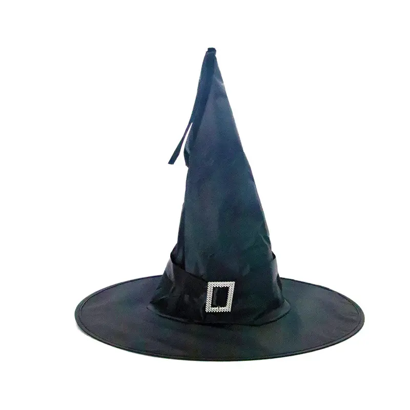 Косплей украшение для вечеринки аксессуар все черный Хэллоуин шляпа ведьмы