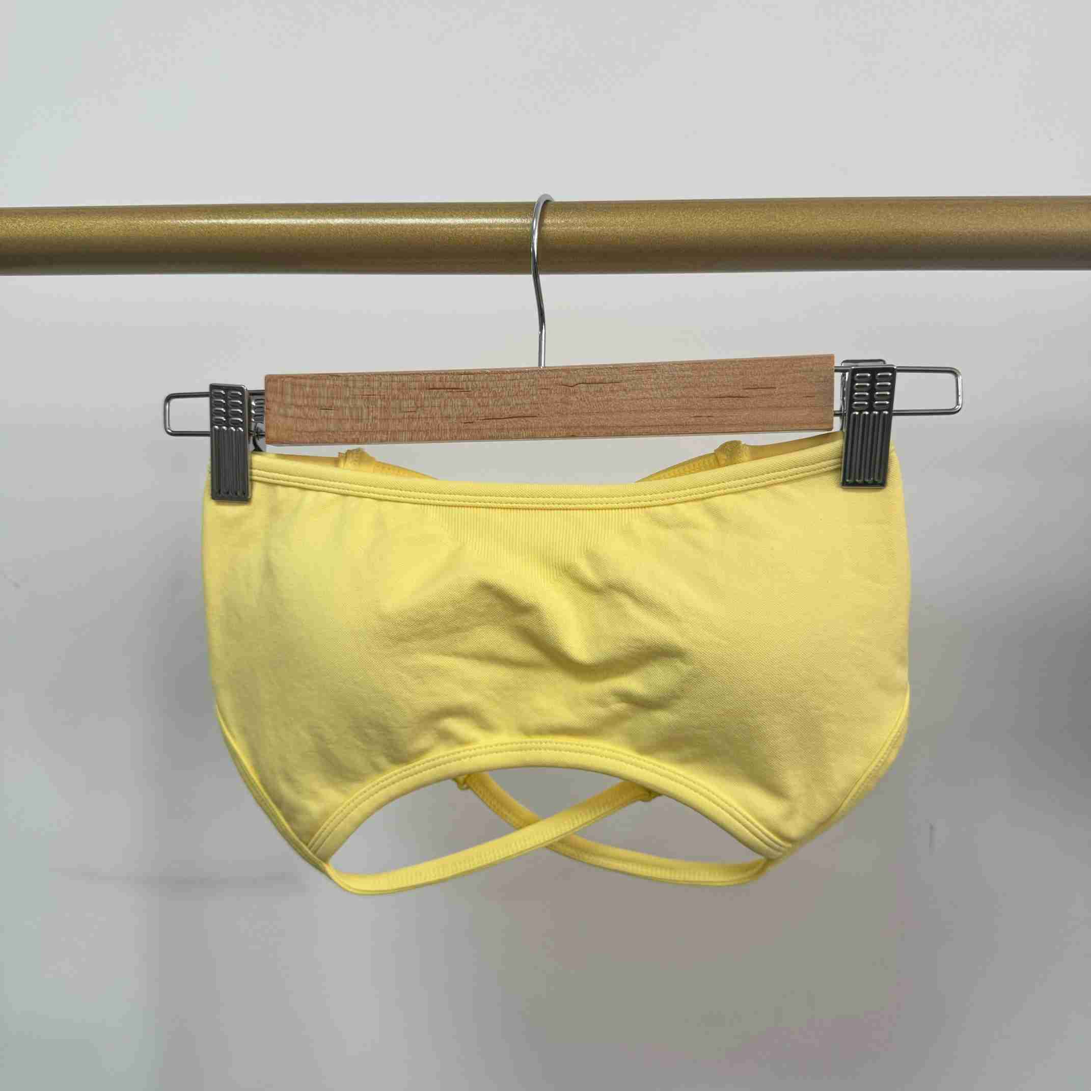 Reggiseno colorato giallo chiaro