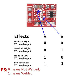10PCS NEU TTP223 Touch-Button-Modul Kondensator typ Ein kanal iger selbstsicher nder Touch-Schalter-Sensor - Product Image 3
