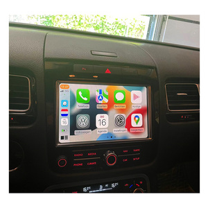 AZTON iPhone CarPlay הפעלה אלחוטי עבור פולקסווגן טוארג <span class=keywords><strong>RNS</strong></span> <span class=keywords><strong>850</strong></span> יחידה אנדרואיד אוטומטי השמעות מראה קישור ניווט תיבה - Product Image 1