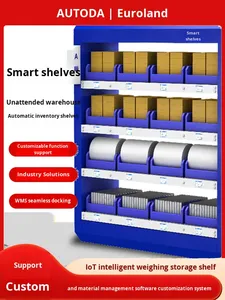 Ouluda autododa autoda autoda אוטודה אינטליגנטי בלתי מאויש שכבות אחסון מדפים שקילה ספירה פונקציות מתכת בקנה מידה אלקטרוני עשה - Product Image 3