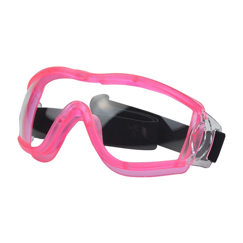 Pink border+transparent lenses
