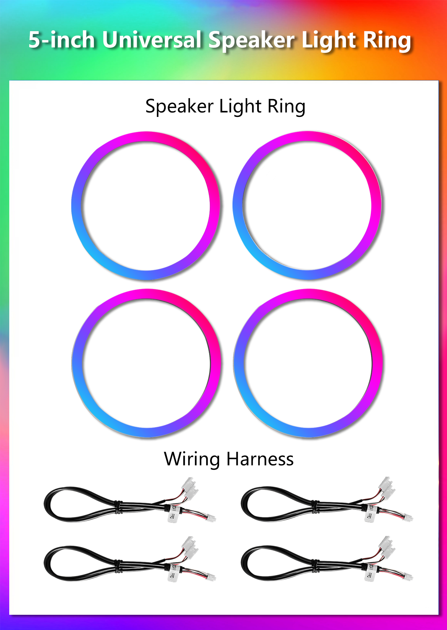 Speaker ring light