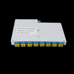 Cassette Card Inserting PLC <strong>Splitter</strong> <strong>1</strong>*<strong>8</strong> <strong>1</strong>:<strong>8</strong> <strong>1</strong> to <strong>8</strong> 1x8 SC/UPC Module Ports Fiber Optical PLC <strong>Splitter</strong> OEM with <strong>1</strong>.5m Pigtail - Product Image 4