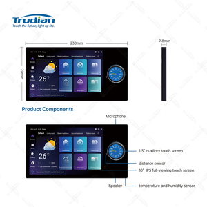 Trudian Smart Hotel <strong>Intercom</strong> Kit 10 Inch <strong>IPS</strong> Screen Tuya Bluetooth WIFI Connect Multi-unit <strong>Video</strong> <strong>Intercom</strong> <strong>System</strong> for Condominium