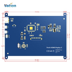 IPS 7 "1024*600 LCD-Display mit kapazitivem Touch und 5V/2A Mini-USB-Netzteil Kompatibel mit Raspberry Pi und ARM und PC - Product Image 5