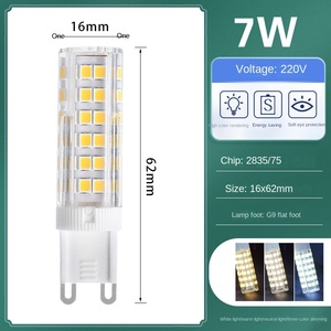 G9 seramik taban ampul 5W 7W 9W 12W LED ışık vurgulamak mısır lamba boncuk yüksek gerilim 220V sabit akım titreşimsiz kristal ışık - Product Image 3