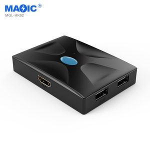 4K 30Hz2ポートHDMIKVMスイッチャーデュアルモニター2In1出力USBHdmiKvmスイッチ家庭用HDMIKVMスイッチを満たすため - Product Image 3