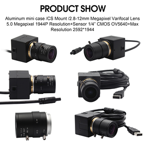 5MP Mini USB Webcam CMOS Omnivision OV5640 5-50mm Varifocus CS Mount Lens Machine Vision Video UVC USB <strong>Web</strong> <strong>Camera</strong> - Product Image 5