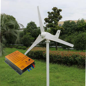 Rüzgar türbini 1kw yatay eksen rüzgar jeneratörü 12V 24V 48V PMG alternatörler rüzgar turbines leri jeneratör kontrolörü lityum pil - Product Image 4