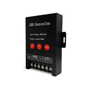 Industrial Style High Power LED Strip RF RGB Remote Controller 12/24V <strong>Input</strong> 10A 3 <strong>Output</strong> 720W 4Keys Control Light for Kitchen - Product Image 2